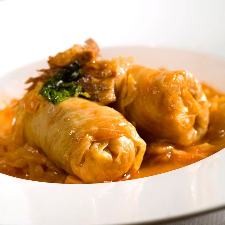 Frozen cabbage rolls