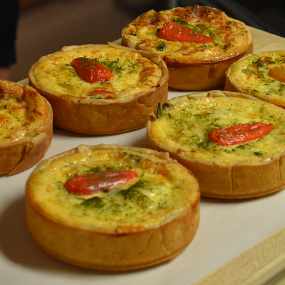 Quiche with bacon