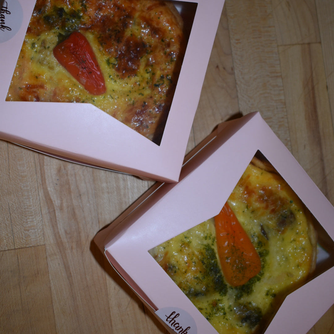 Quiche with chicken