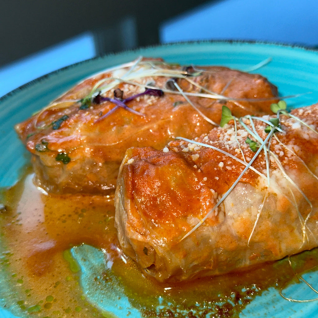 Frozen cabbage rolls