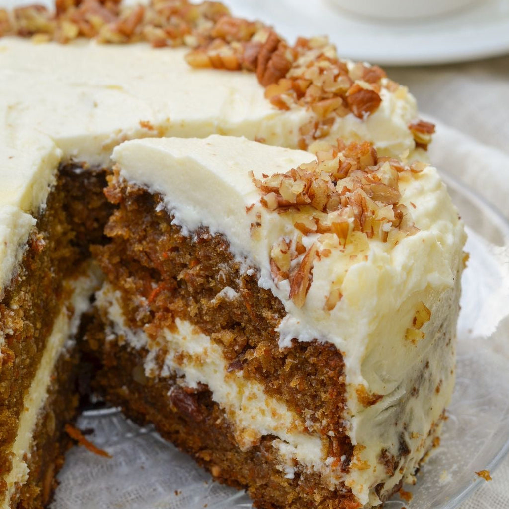Natural traditional carrot cake