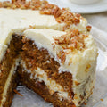Natural traditional carrot cake