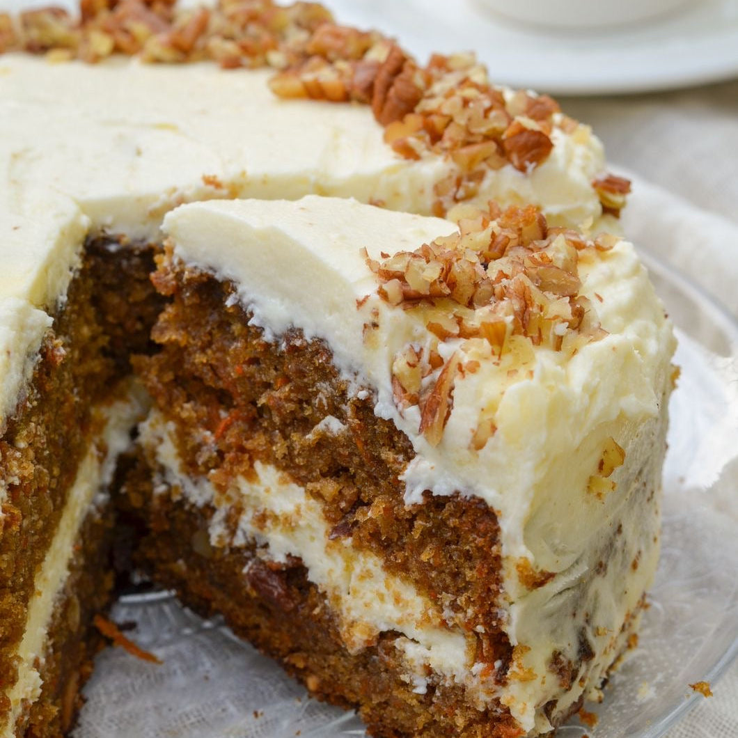 Natural traditional carrot cake