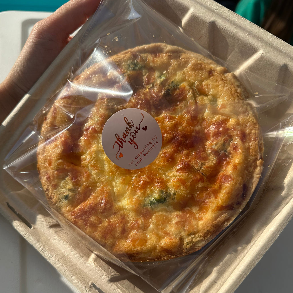 Quiche with bacon