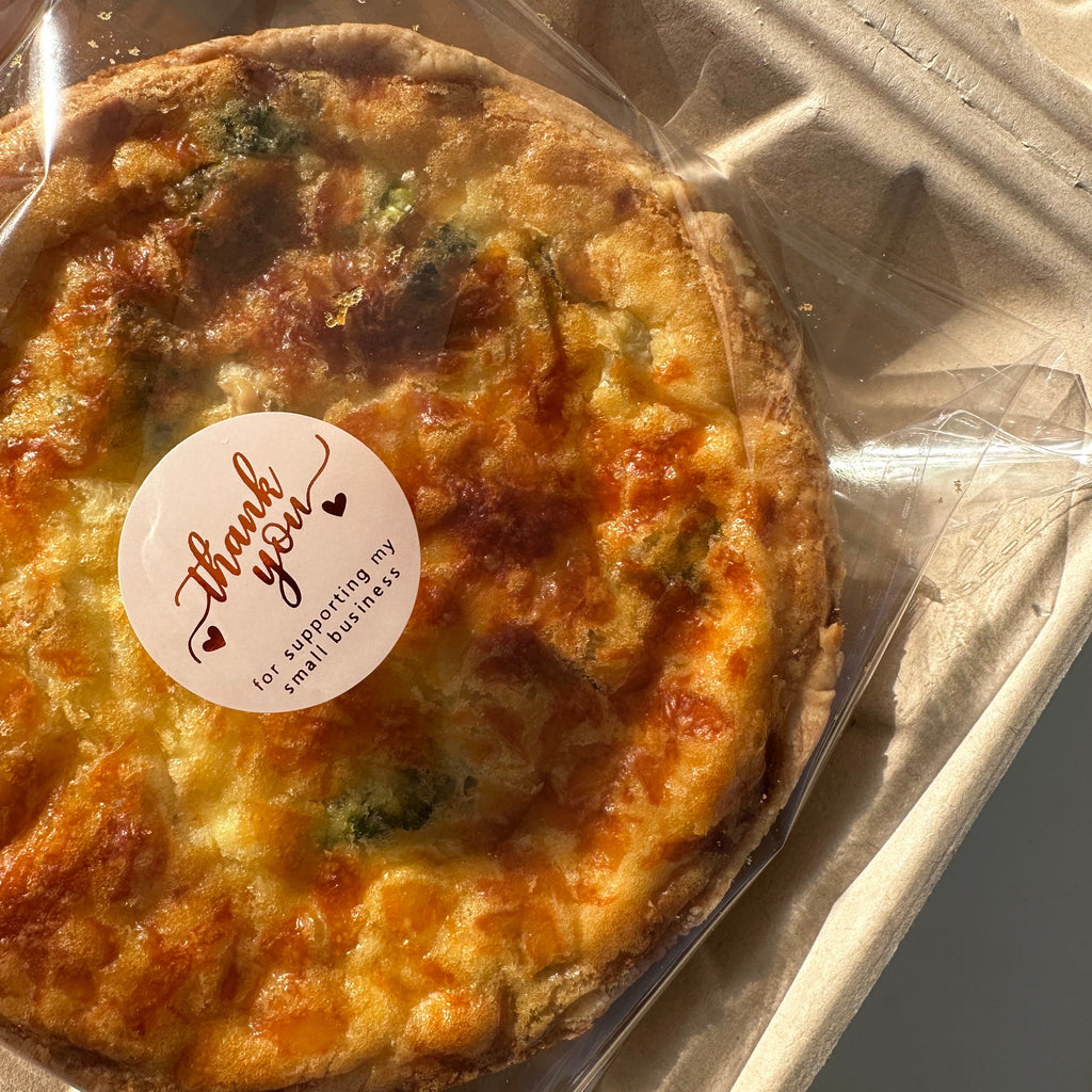 Quiche with bacon